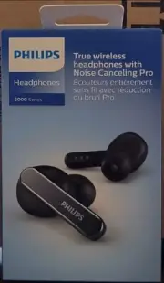 NIB Philips 5000 Series True Wireless Bluetooth Earbuds Active Noise Cancelation