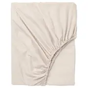 DVALA fitted sheet, beige, King