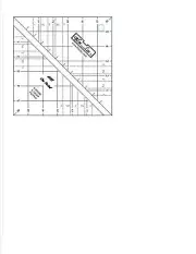 Half Square Acrylic Triangle Ruler, HST- 6.5x6.5 Inches