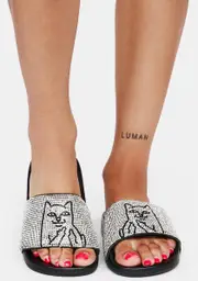 [RIPNDIP] Rhinestone Lord Nermal Slides