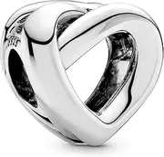 [PANDORA] Moments Women's Sterling Silver Knotted Heart Bracelet Charm