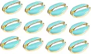 TEHAUX DIY Jewelry Making Charms Set 10pcs Shell Pendants for Necklace Bracelet