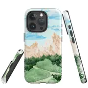 For iPhone 15 Pro Case, Shielding Cover, Mountainous Nature