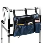 Folding Wheelchair Bag Walker Carry Storage Pouch Rollator Organizer Basket