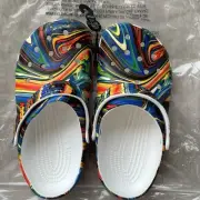 NEW Crocs Classic Out Of This World Marble Clog Juniors Size J1 NWT