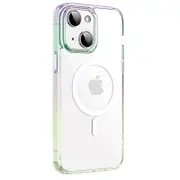 ic Case for iPhone 15 Plus Compatible,Colorful TPU Frame+Transparent PC Phone Cover