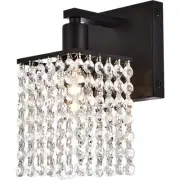 Living District LD7006BK Phineas 1 Light 6 inch Black Bath Sconce Wall Light