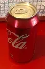 COCA COLA factory error unopened empty can, limited 2018 Unique Collectable