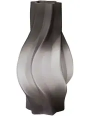 [SOGA] Beautiful Glass Bubble Texture Art Vases 33cm in Grey