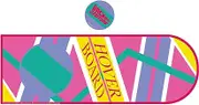 FaNaTtik Back to the Future XL Hoverboard Desk Mat and Coaster Set