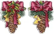 Counted Cross-Stitch Double-Sided Craft Kit on The Plastic Canvas Christmas Cone P-691SR-691