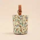 Canvas Retro Flower Bucket Bag Printing Handbag Fashion Lunch Bag