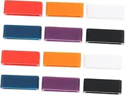 [jojofuny] 24pcs Silicone Watch Strap Fasteners Replacement Strap Colors Easy to Install Disassemble Compatible Various Watch Bands Lightweight Portable Keepers