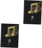 Generic 2pcs Sheet Music Folder Portfolio Organizer A4 Sheet Music Loose-Leaf Piano Learning