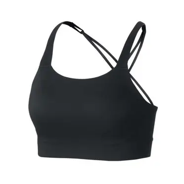 Nike 運動內衣 Swoosh Luxe Bra 黑 女款 中強度支撐 【ACS】 CJ0545-010