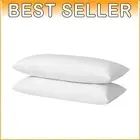 Durable 14x36 Cotton Lumbar Pillow Inserts - 2 Pack for Back and Side Sleepers