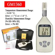 Humidity & Temperature Logger Meter Tester Reader Measures LCD GM1360A Benetech