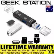 5 in 1 USB C Micro USB Memory Card Micro SD TF Reader Adapter for phone pc