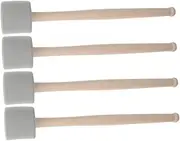 Kisangel 2Pairs Professional Drum Mallet with Head Lightweight Percussion Accessory for Marching Bands and Drummers Practical Drum Supplies for Enhanced Performance