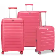 Roncato B Flying 3 Piece Lightweight EXP Spinner Luggage Set - Pink