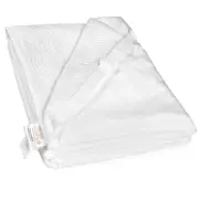 3" Full Bamboo Mattress Topper Cover, Oeko-TEX Certified, Ultra-Soft Zippered...