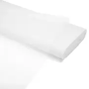 Tulle Fabric Rolls, 54 Inch by 40 Yards Fabric Spool Tulle, White