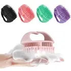 Silicone Hair Scalp Massager Shampoo Brush Shower Comb Exfoliate Remove Dandr ZM