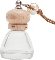 Humkopnl Car Diffuser Bottle - Perfume Bottle Pendant - Refillable Air Freshener Vent Perfume Diffuser Aromatherapy Fragrance Ornament Decor for Car