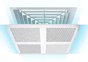 Central Air-Conditioning Wind Deflector, Square Air Conditioning Windshield for Home/Offices/Hospital/School