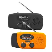 Solar Hand Crank Radio Waterproof Outdoor Flashlight Reusable Outdoor