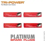 PLATINUM SPARK PLUGS - for Subaru Forester 2.0L SF5 (EJ202) TRI-POWER