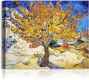 A&T ARTWORK The Mulberry Tree by Vincent Van Gogh. The World Classic Art Reproductions, Giclee Canvas Prints Wall Art for Home Decor,24x30 inches