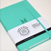 Bark & Bone Premium Hardcover Notebook 160 pages Teal French Bulldog FAST! AE6