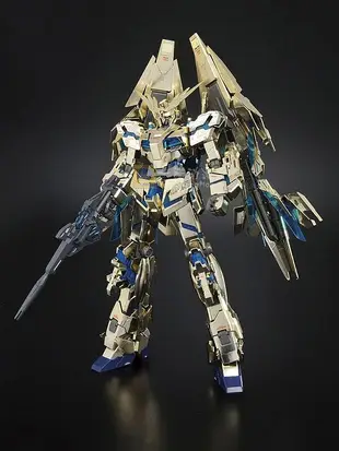 大班 MG 1/100 菲尼克斯 鳳凰 黃金電鍍/電鍍黑/金屬色噴塗 帶尾巴/帶水貼 獨角獸 鋼彈 3號機 6642