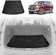 X-CAR Heavy Duty Cargo Mat Boot Liner Luggage Tray Compatible with Ford Everest SUV 2015 2016 2017 2018 2019 2020 2021 2022