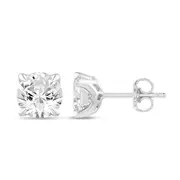 Solitaire Stud Earrings with 1.50ct of Laboratory Grown Diamonds in 9kt White Gold