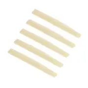 5pcs Unbleached Compensated Guitar Bone Saddle for 6 String Martin Folk Guitars