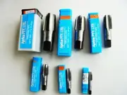 NPT tap SET sizes 1/8-1/4-3/8 1/2-3/4 & 1" carbon Steel all starter tap 6 TAPS