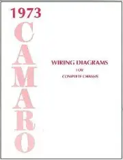 1973 73 CAMARO WIRING DIAGRAM MANUAL