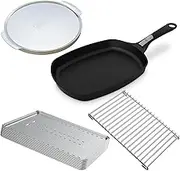 Weber Baby Q Starter Pack - Pizza Stone Frying Pan Roasting - Suits Gen 3 BBQs