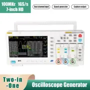 FNIRSI 1014D Digital Oscilloscope Dual Channel Input Signal Generator 1GSa/s