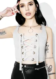 Love Fool Lace-up Tank