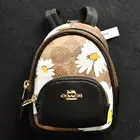 Coach Mini Court Women's Backpack - Black/Brown (CZ206) - New With Tags
