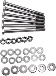 Generic 6Pcs Bulkhead Brackets Bolts Alloy Steel Bulkhead Support Bolts Bulkhead Bracket Bolt Hardware Kit for Series 2A & 3