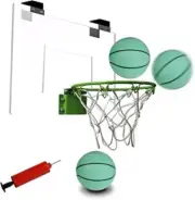 Indoor Mini Basketball Hoop Portable Wall Mounted Complete Sports Set For Family