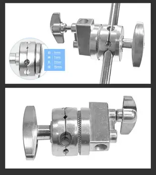 攝影魔術頭轉盤 魔術腿c型架配件旗板夾 燈架轉接頭 全金屬萬向夾