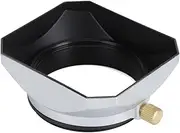 52mm Lens Hood, Lens Hood Sunshade Lens Protecting Aluminum Alloy Blocks Excess Sunlight for 52mm Camera