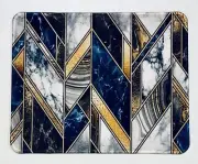 Graphic Marbled Mouse Pad Rectangle Rubber Non-Slip Office or Gaming 10"x8"