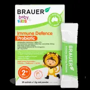 Brauer Immune Defence Probiotic for Kids | 30 sachets