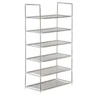 6-Tier Shoe Rack Shoe Tower Shelf Storage Organizer Cabinet Stackable V8W9